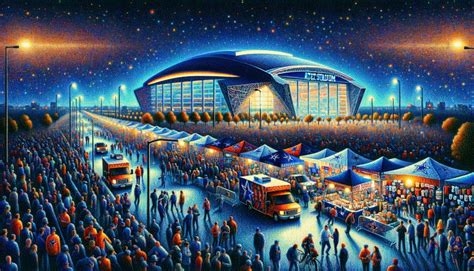 Dallas Cowboys Stadium Art Collection Set of 4 Digital Prints for Cowboys Fans, Football Stadium ...