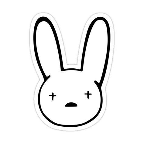 "Bad Bunny Sticker Best Quality - Bad Bunny Logo Decal x100PRE" Sticker for Sale by carpert ...