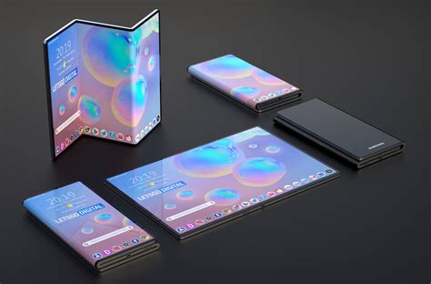Samsung Galaxy foldable phone with Z-Fold design | LetsGoDigital