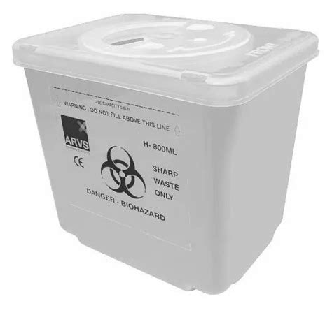 Medical Waste Sharps Containers 5 LIT at Rs 140/piece | Sharps Disposal Container in Indore | ID ...