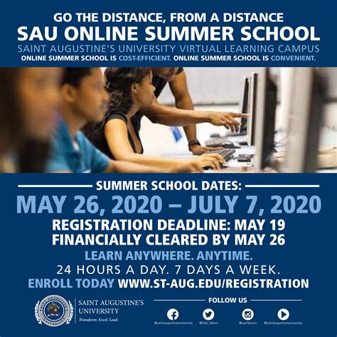 Online Summer School - Saint Augustine's University