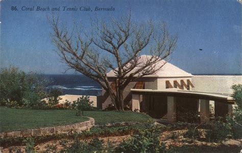 Coral Beach and Tennis Club Paget, Bermuda Postcard