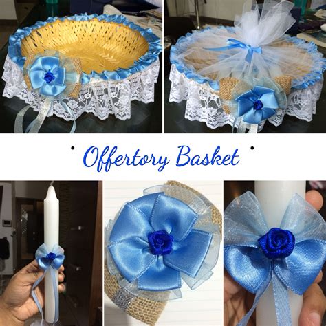 Offertory baskets | Decorated basket | Hanukkah wreath, December ...