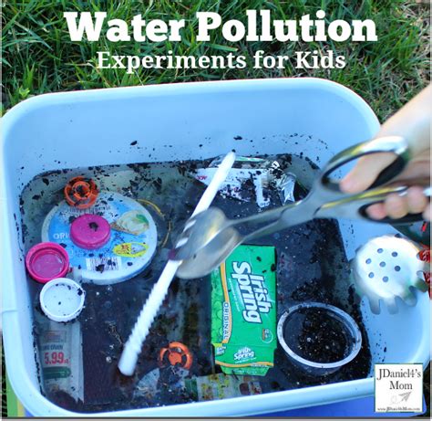 Water Pollution Experiments for Kids - Kids will complete two pollution experiment to see if the ...