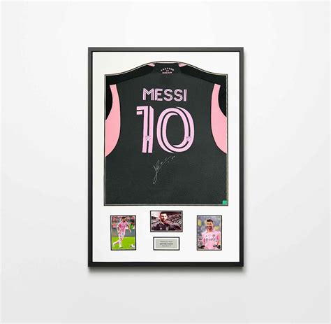 Authentically Signed Lionel Messi Autograph Inter Miami Framed Shirt - Etsy