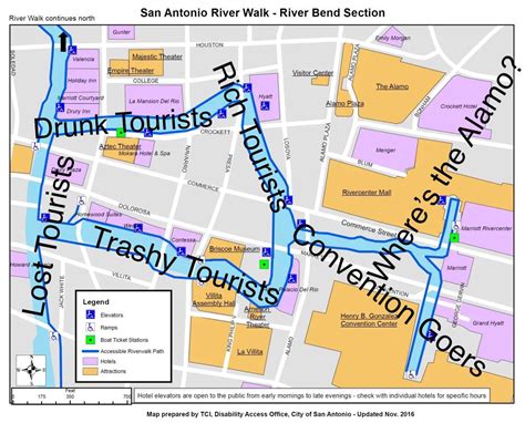 Judgmental Map of San Antonio’s River Walk : r/MapPorn