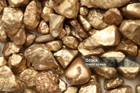 Gold Nuggets Full Screen Stock Photo - Download Image Now - Backgrounds ...