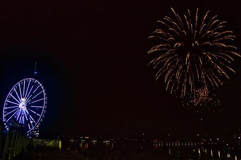 Fireworks at the National Harbor, Maryland Photograph by Kerri Batrowny - Fine Art America