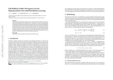 Full Kullback-Leibler-Divergence Loss for Hyperparameter-free Label ...