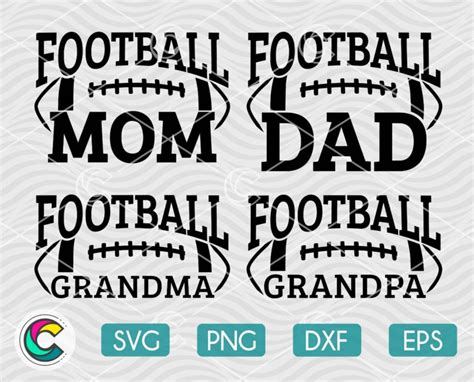 Football Family SVG Bundle, PNG, DXF, EPS | Creative Vector Studio