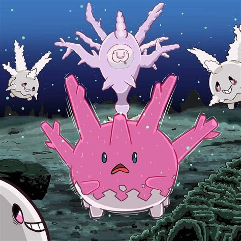 This is how Corsola reacted to the new Galarian Corsolas | Pokémon Amino