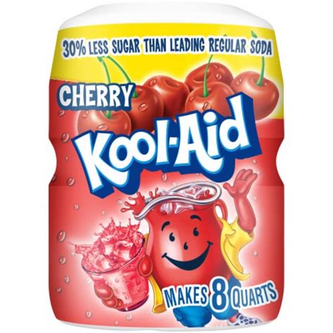 Kool Aid Sugar-Sweetened Cherry Red Powdered Soft Drink Mix, 19 oz - Food 4 Less