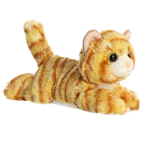 Aurora - Mini Flopsie - 8" Ginger Cat Plush Toy Animal | eBay