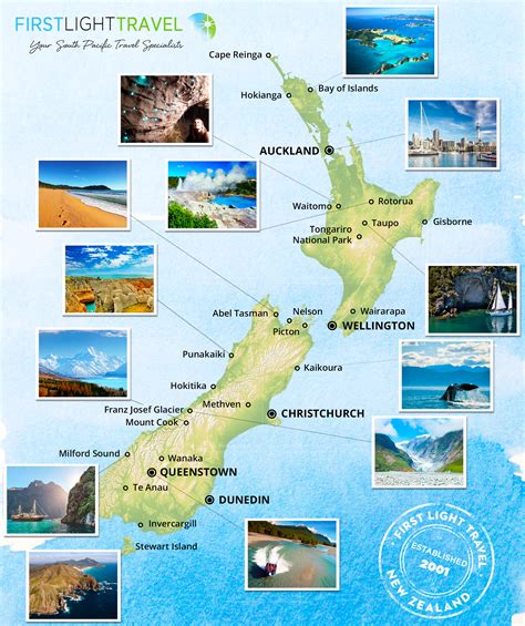 New Zealand Map / Satellite Map of New Zealand, physical outside / New ...