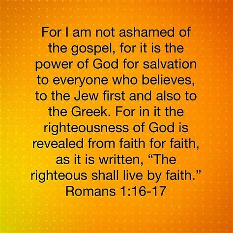 Romans 1:16-17 | Scripture quotes, Righteousness of god, Bible scriptures