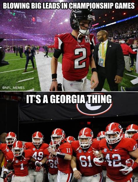 Viral Georgia football memes from recent years