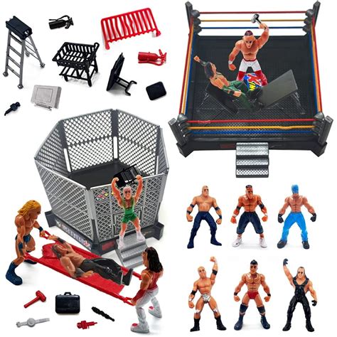 ToyVelt 32-Piece Wrestling Toys for Kids - Wrestler Warriors Toys with ...