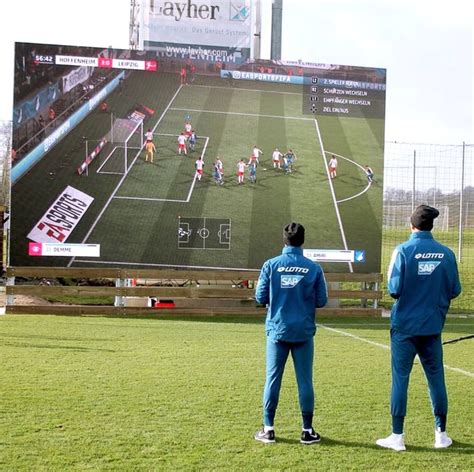 Hoffenheim Players Train By Playing FIFA On The Big Screen