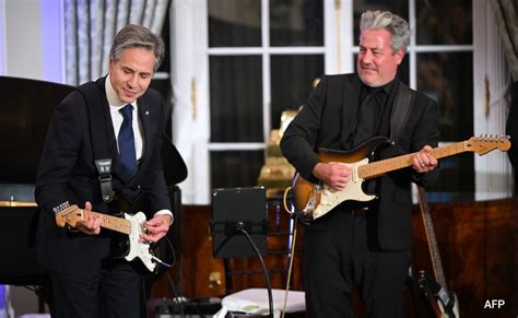 Watch: Antony Blinken's 'Rock-And-Roll' Moment For 'Music Diplomacy'