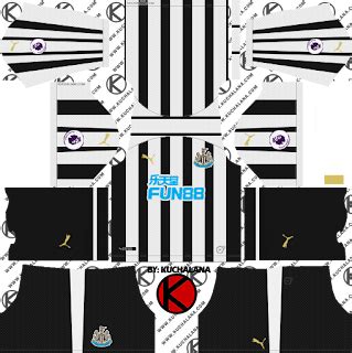 Newcastle United FC 2018/19 Kit - Dream League Soccer Kits - Kuchalana