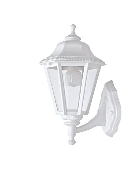 Classic outdoor wall light IP44 E27 height 40cm with head up