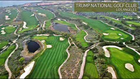 Trump National Golf Club Beautiful Lush Grounds during a CA Drought - YouTube