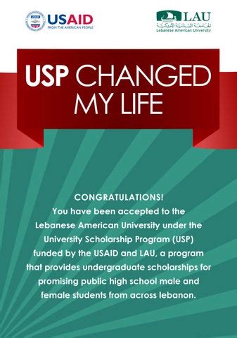 USP Changed MY Life, USP 1 - 7 Cohort 2 by Lebanese American University ...