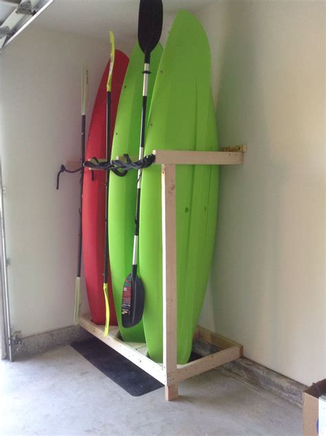 Handmade kayak storage | Diy garage storage, Kayaking, Kayak storage garage