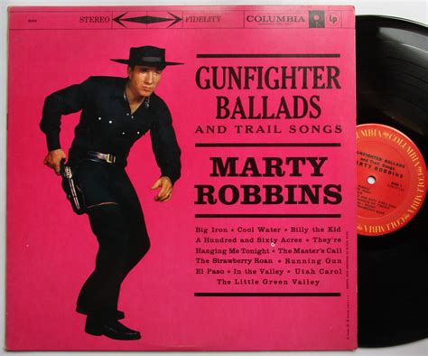 Marty Robbins Gunfighter Ballads Records, Vinyl and CDs - Hard to Find and Out-of-Print