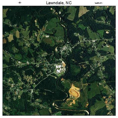 Aerial Photography Map of Lawndale, NC North Carolina