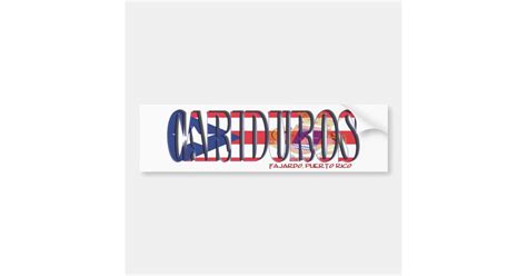 Los Cariduros de Fajardo Bumper Sticker | Zazzle