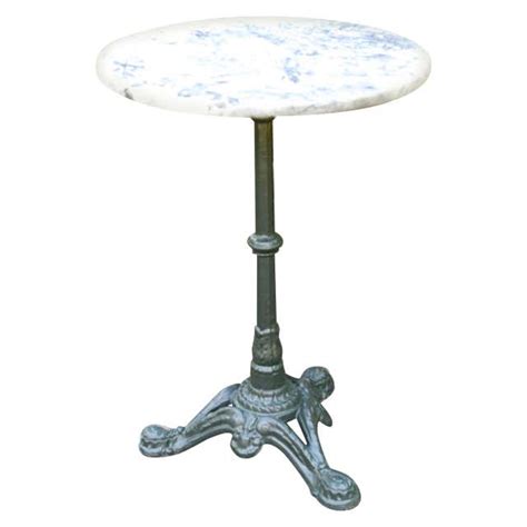 Round Marble-Top Bistro Table at 1stDibs | round marble bistro table ...