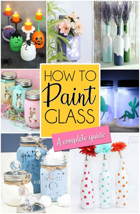 How to Paint Glass - Crafts by Amanda - A Complete Guide