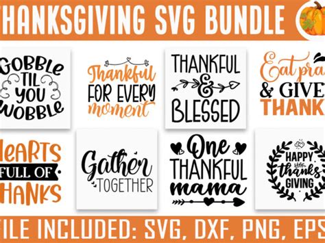 Thanksgiving SVG Bundle - Buy t-shirt designs