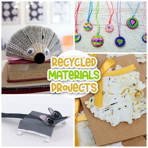 38+ Recycled Materials Projects for Kids - Natural Beach Living