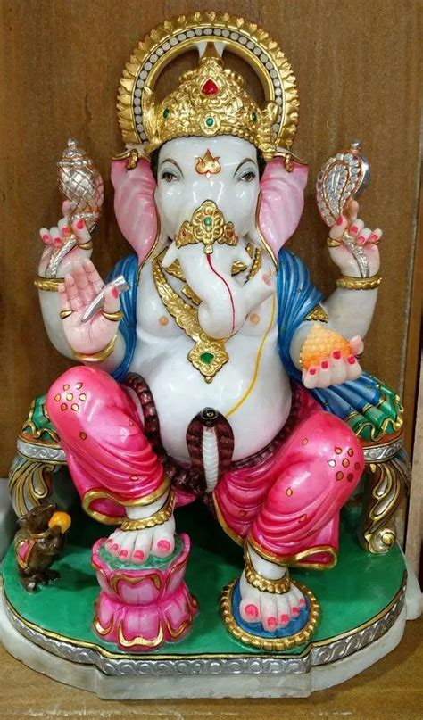 Ganesh Marble Idol at Rs 5000 | Marble Ganesh Murti in Mumbai | ID ...