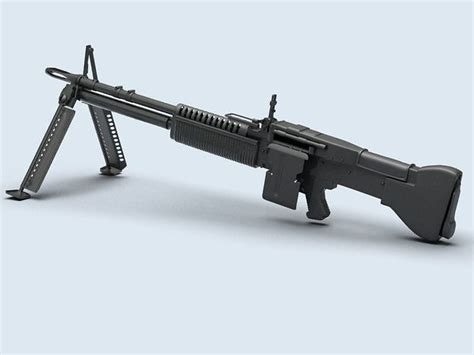 M60 Machine Gun 3D model | CGTrader