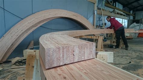 Glulam Arches and Curved Timber Beams