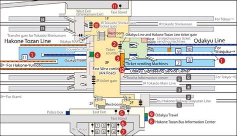 Odawara Station | Station and Port Information | Odawara, Station map, Station