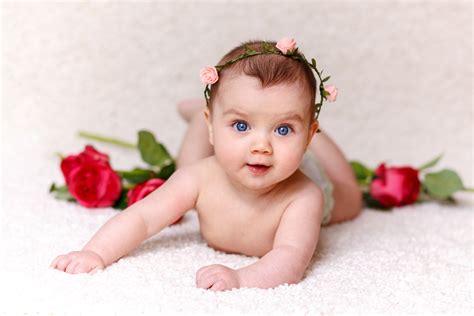 Free Images : person, girl, petal, red, child, pink, baby, roses, dress ...