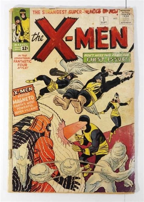 Rare 1963 X-men #1 Key Issue Marvel Comics Auction