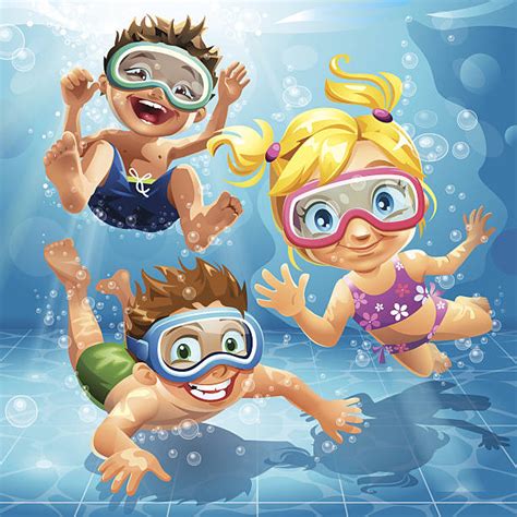 Kids Swimming Illustrations, Royalty-Free Vector Graphics & Clip Art - iStock