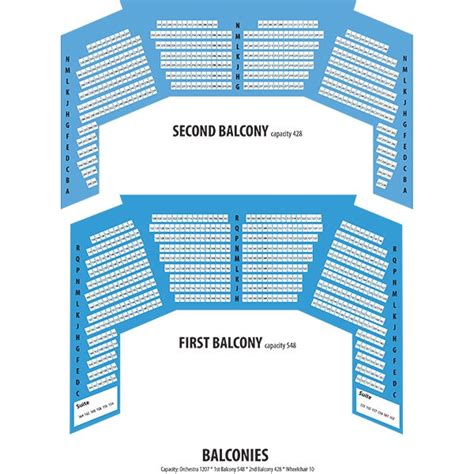 Seating Charts | First Ontario Concert Hall