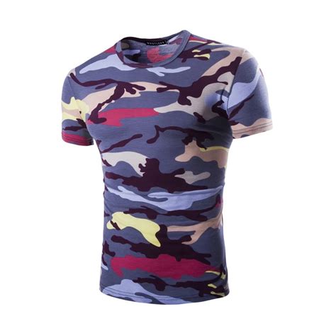 Camouflage Cotton Army Tactical Combat T-shirt - Military Shopping