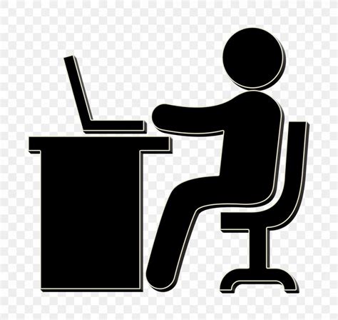 People Icon Working With Laptop Icon Humans Icon, PNG, 1240x1174px, People Icon, Furniture ...