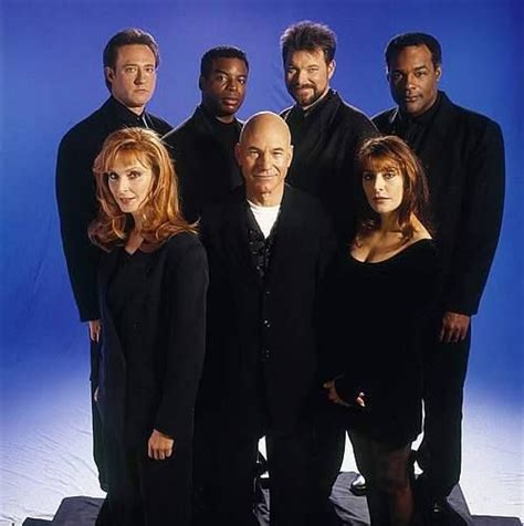 The cast of Star Trek: The Next Generation | Behind the Scenes and Character Promo Shots ...