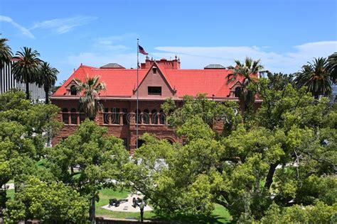 SANTA ANA, CALIFORNIA - 17 JUN 2022: High Angle View of the Old Orange ...