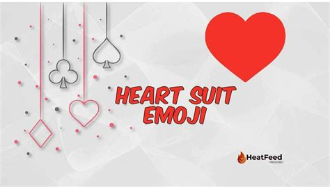 Heart Suit Emoji ♥️ - ️ Copy And Paste 📋