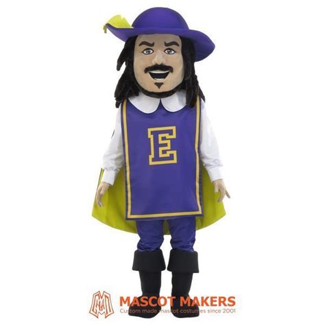 Eastern Musketeer Mascot Costume | Mascot Makers - Custom mascots and ...