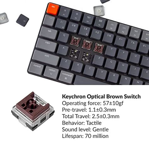 Keychron K3 Optical White Backlight Brown Switch | Pricepulse